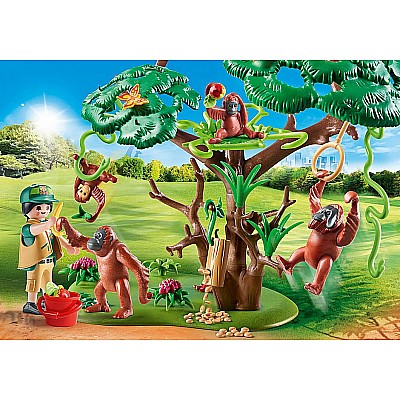 Playmobil 70345 Orangutans With Tree (Family Fun)