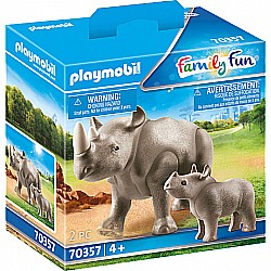 Rhino with Calf *D*