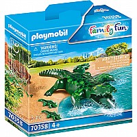 Playmobil 70358 Alligator With Babies (Family Fun)