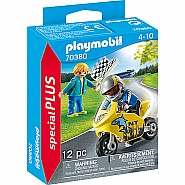 Playmobil Boys with Motorcycle