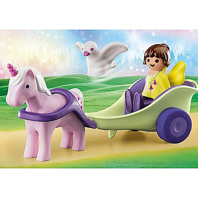 Playmobil 70401 Unicorn Carriage With Fairy (1-2-3)