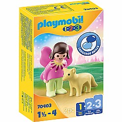 Playmobil 1-2-3 Fairy Friend With Fox