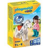 Playmobil 70404 Rider With Horse (1-2-3)