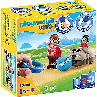 Playmobil 70406 Dog Train Car (1-2-3)