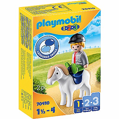 Playmobil 70410 Boy With Pony (1-2-3)