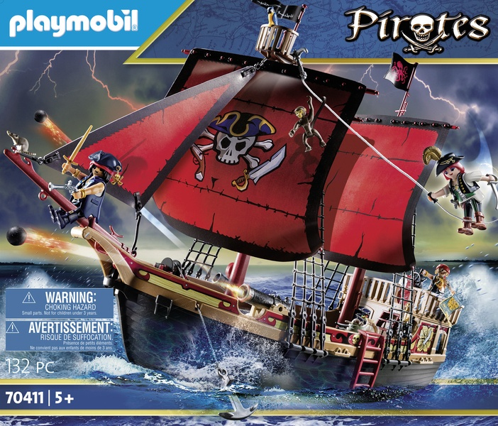 13€94 sur Playmobil Pirates 70411 Bateau pirates - Playmobil
