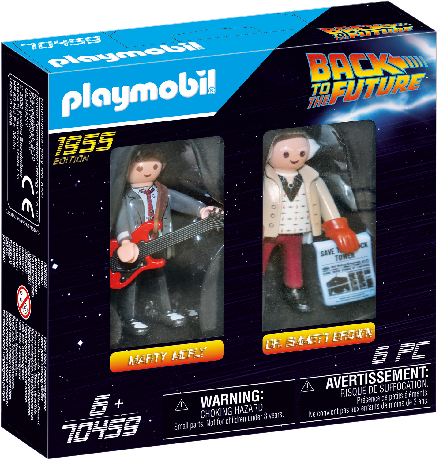 Marty And Dr Brown.NEW back to the future I Playmobil 