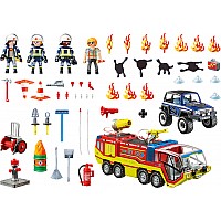 Fire Engine With Truck