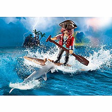 Pirate with Raft