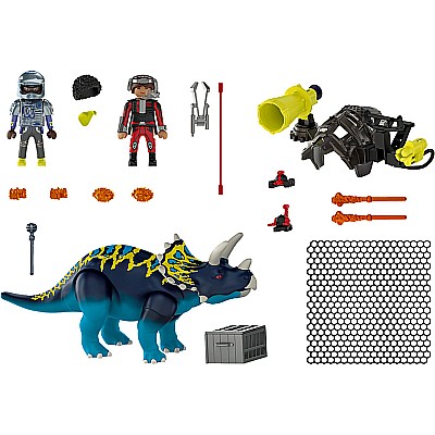 Playmobil 70627 Triceratops: Battle for the Legendary Stones (Dino Rise)