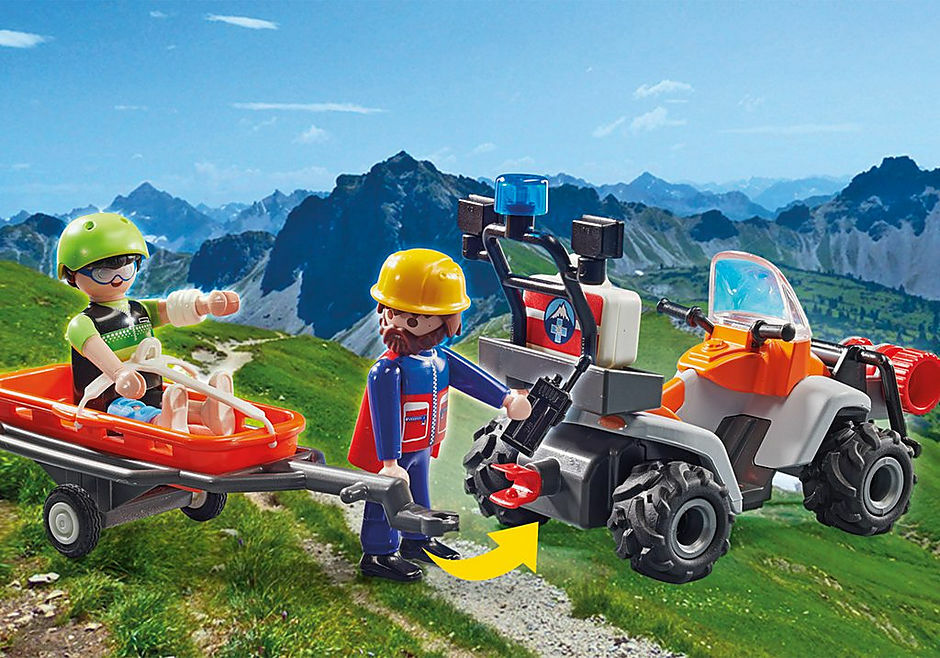 fryser udløb eksperimentel Mountain Biker Rescue - Playmobil - Dancing Bear Toys