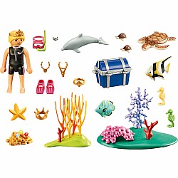 Playmobil 70678 Treasure Diver Gift Set