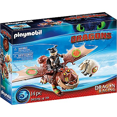 Playmobil 70729 Dragon Racing: Fishlegs And Meatlug (Dragons)