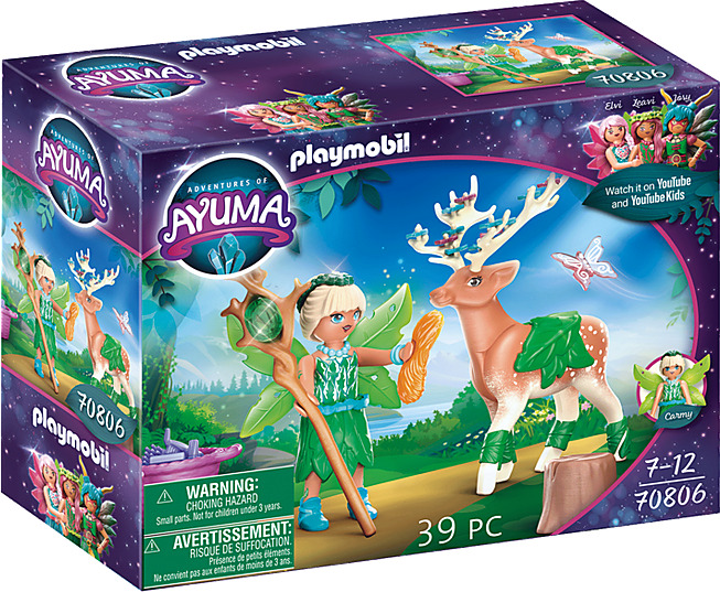 Playmobil 70806 Forest Fairy with Soul Animal (Ayuma) - Kite and Kaboodle