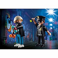 Playmobil DuoPack: Policeman and Street Artist