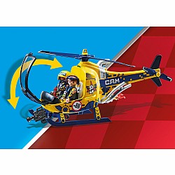 Playmobil Air Stunt Show Helicopter with Film