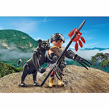 Playmobil Warrior with Panther