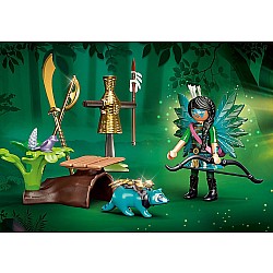 Playmobil Starter Pack Knight Fairy with raccoon