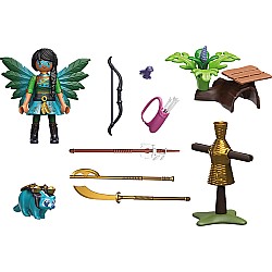Playmobil Starter Pack Knight Fairy with raccoon