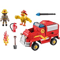 Playmobil Duck on Call - Fire Brigade Emergency Vehicle