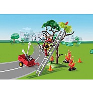 Playmobil Duck on Call - Fire Rescue Action: Cat Rescue