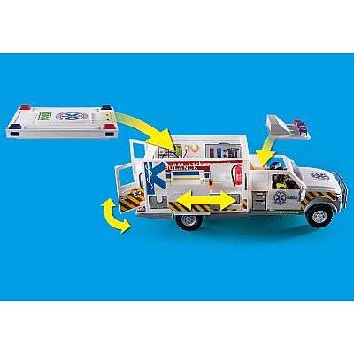 Playmobil City Ambulance with Lights and Sound - Imagination Toys