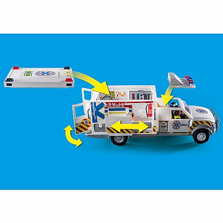 Playmobil City Ambulance with Lights and Sound