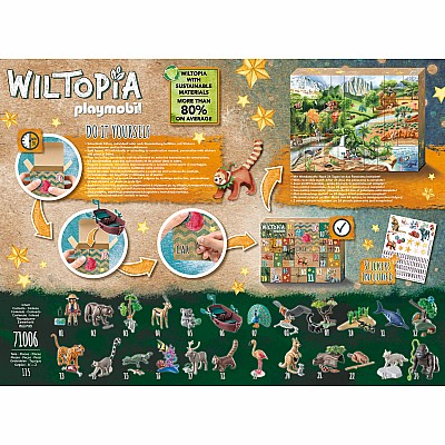 Playmobil 71006 Wiltopia DIY Advent Calendar: Animal Trip around the World