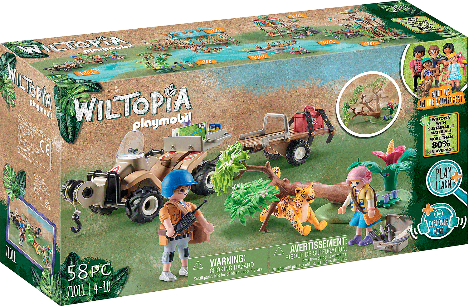 Playmobil Wiltopia Research Tower with Compass : Toys & Games