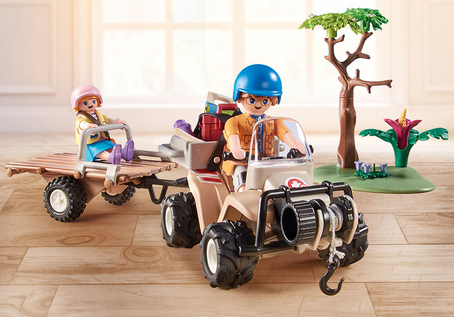 Playmobil Wiltopia - Animal Rescue Quad - Imagination Toys