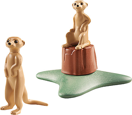 Anesthetic Meditative Contract Calico Toy Shoppe - Wiltopia - Meerkats from Playmobil