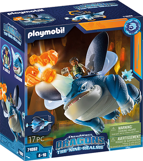Playmobil Dragons Nine Realms - Plowhorn & D'Angelo - Playmobil - Dancing  Bear Toys