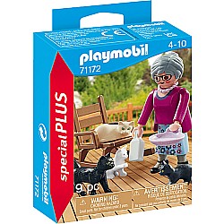 Playmobil Woman with Cats