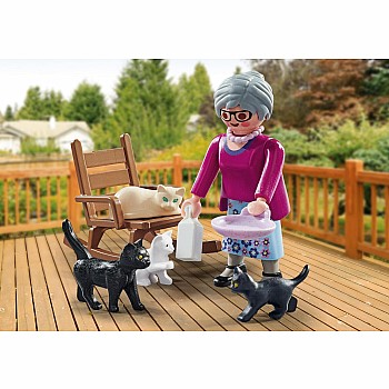 Playmobil Woman with Cats