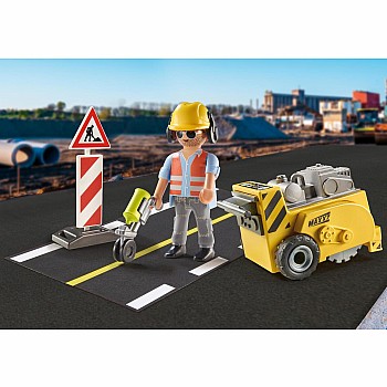 Playmobil Construction Worker Gift Set