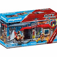 Playmobil Take Along Fire Station