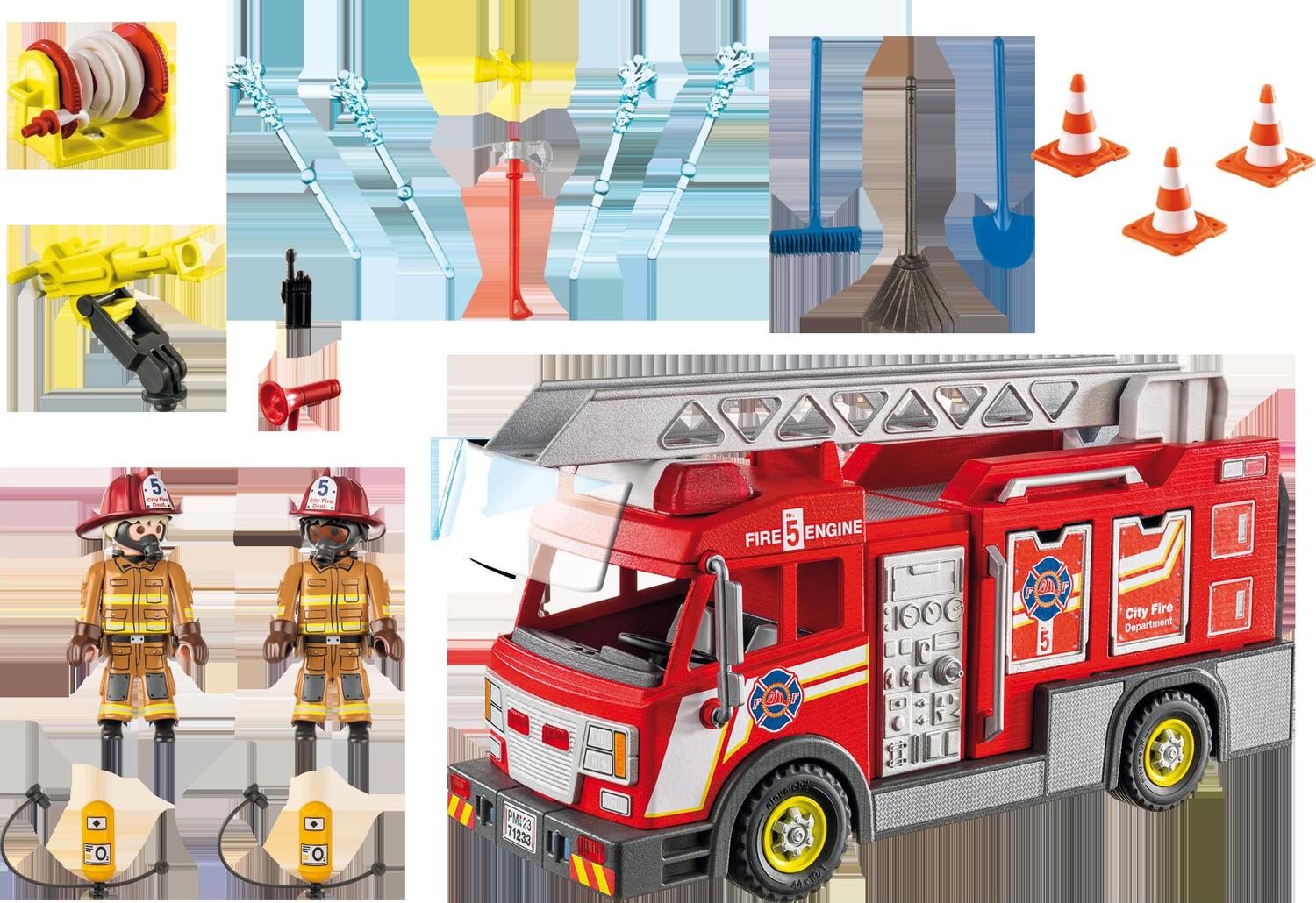 Playmobil Fire Truck - Kiddlestix Toys