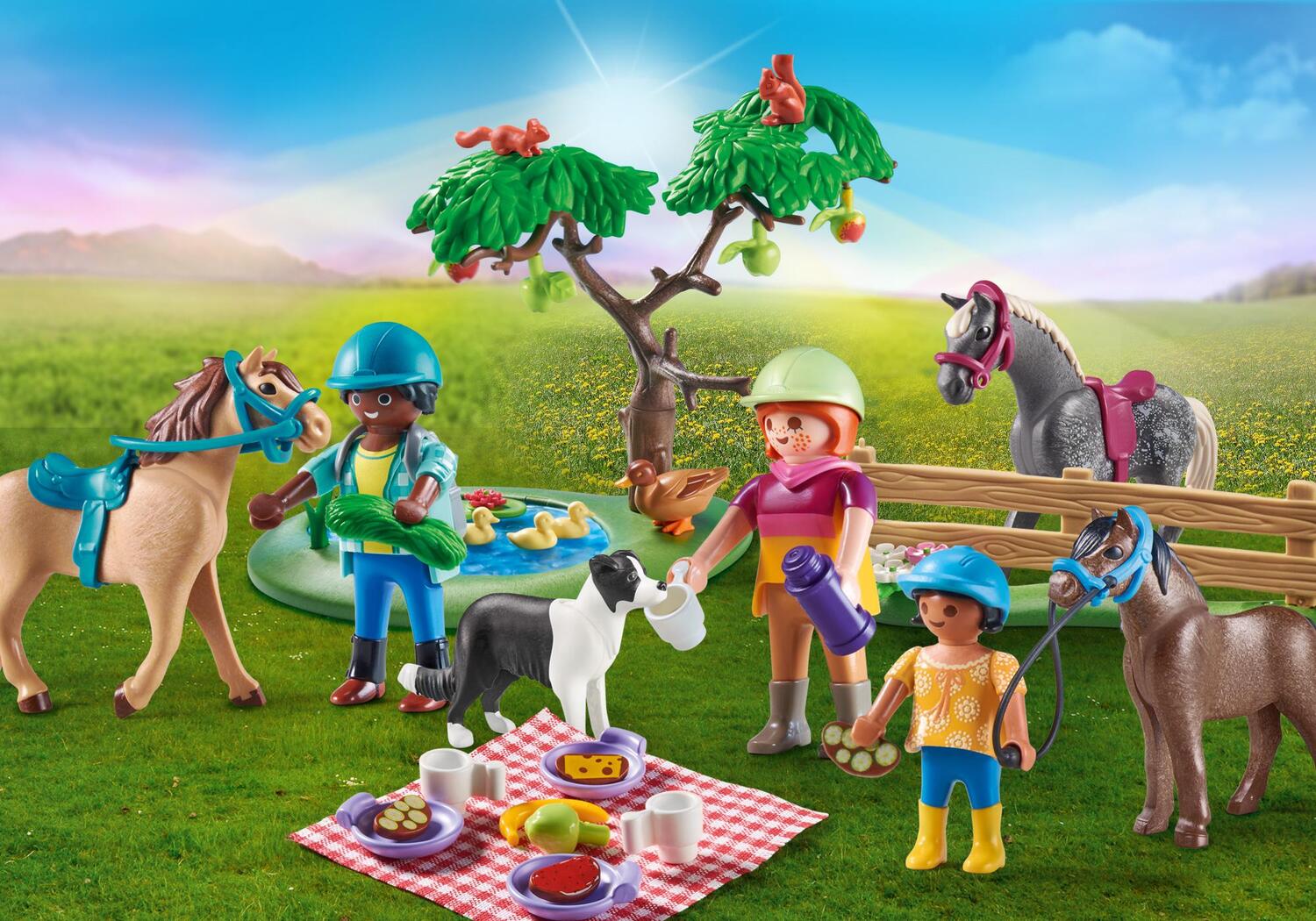  Playmobil Horse with Foal : Toys & Games