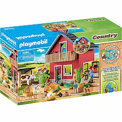 Playmobil Farmhouse with Outdoor Area