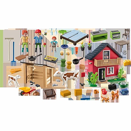 Playmobil Farmhouse with Outdoor Area