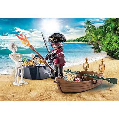 Playmobil Starter Pack Pirate with Rowing Boat