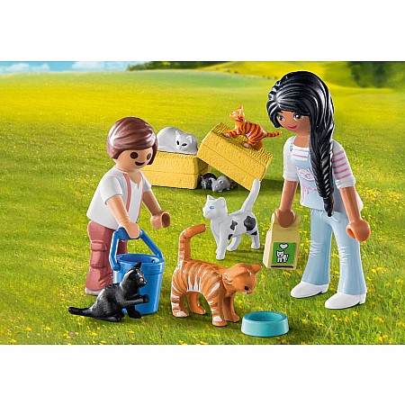 Playmobil Cat Family