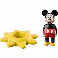 Playmobil 1.2.3 & Disney - Mickey's Spinning Sun with Rattle Feature