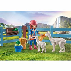 Playmobil Horse Stall with Amelia and Whisper