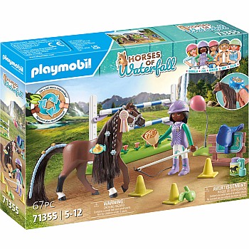 Playmobil Jumping Arena with Zoe and Blaze