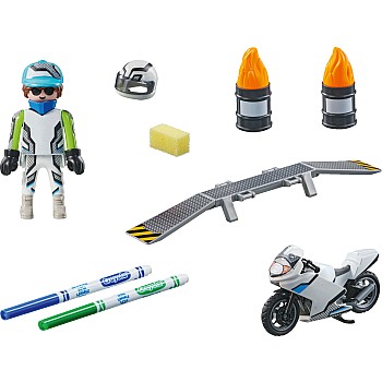 Playmobil Color: Motorbike