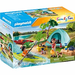 Playmobil Camping with Campfire