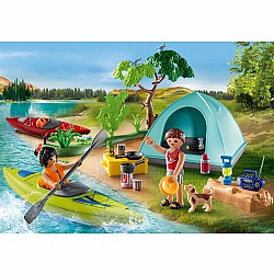 Playmobil Camping with Campfire