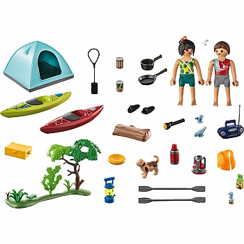 Playmobil Camping with Campfire