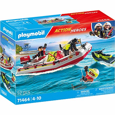 Playmobil Fireboat with Water Scooter